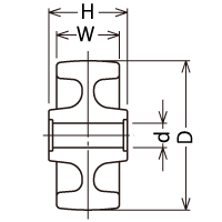 429G-N 25 の寸法図