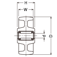 429S0S-NRB 75 の寸法図