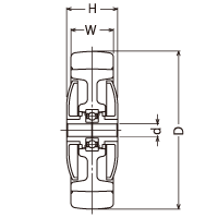 434E-FR 100 の寸法図