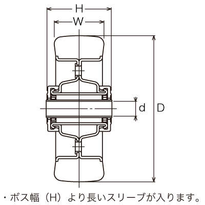 435S-WRB 150 の寸法図