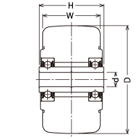 542S0S-NRB 65 の寸法図