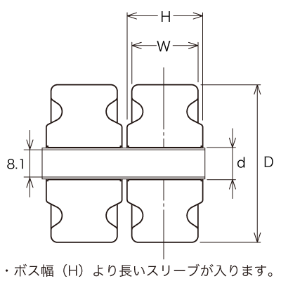 559P-N 50 の寸法図