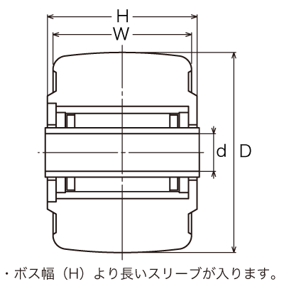 562S-PB 75 の寸法図