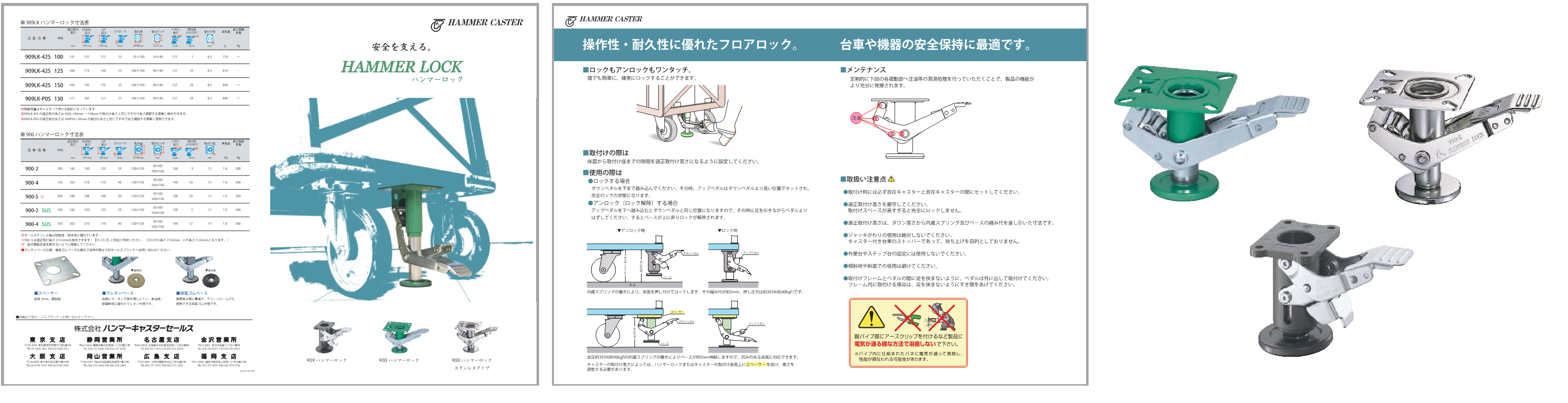 ハンマーロック | キャスターのトップブランド、ハンマーキャスター